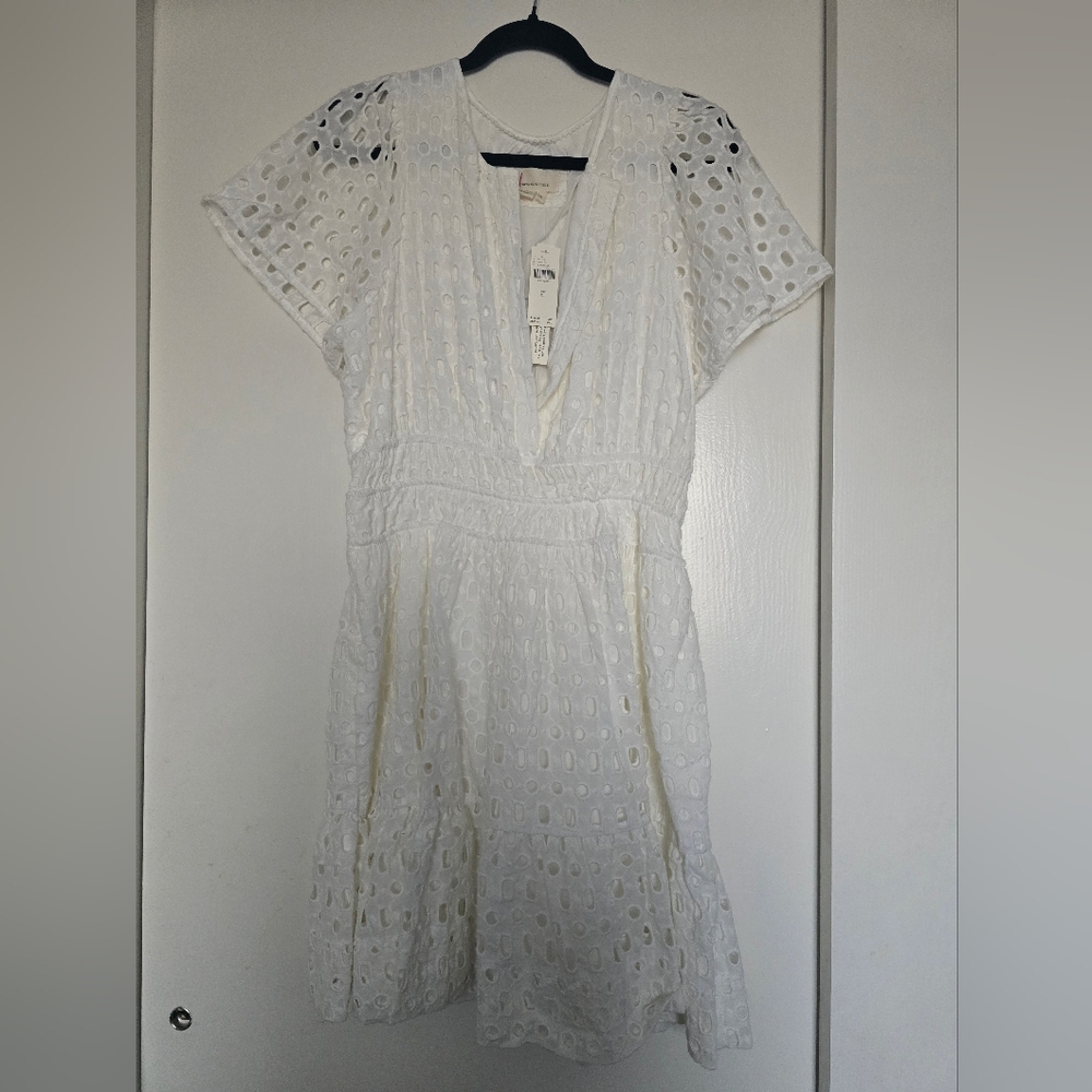 Somerset Eyelet Short Sleeve Dress
